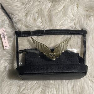 Victoria's Secret Black and Gold Cosmetic Bag Set